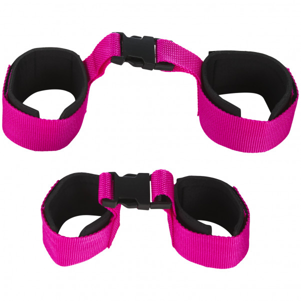 Fetish Fantasy Pink Passion Bondage Kit - System krępowania do łóżka ▶️▶️ DYSKRETNIE ▶️ GWARANCJA ▶️ PRZESYŁKA 24h ▶️