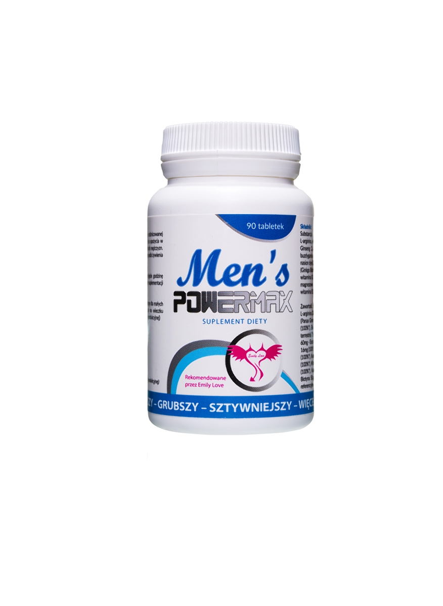 Emily Love Men'S Powermax- 60Tab - Kapsułki wzmacniające erekcję ▶️▶️ DYSKRETNIE ▶️ GWARANCJA ▶️ PRZESYŁKA 24h ▶️