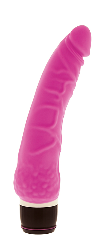 Dream Toys Purrfect Silicone Classic 7.1 Inch Pink - Dildo wibrujące, różowe ▶️▶️ DYSKRETNIE ▶️ GWARANCJA ▶️ PRZESYŁKA 24h ▶️