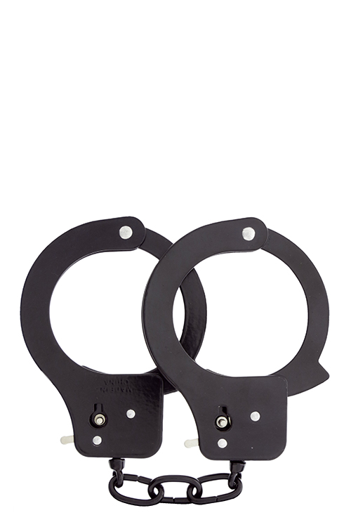 Dream Toys Bondx Metal Cuffs Black - Kajdanki ▶️▶️ DYSKRETNIE ▶️ GWARANCJA ▶️ PRZESYŁKA 24h ▶️