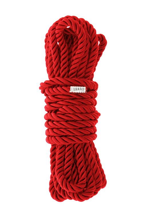 Dream Toys Blaze Deluxe Bondage Rope 5M Red - Lina do krępowania, czzerwona ▶️▶️ DYSKRETNIE ▶️ GWARANCJA ▶️ PRZESYŁKA 24h ▶️