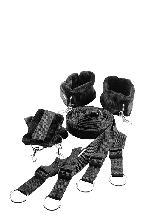 Dream Toys Blaze Bed Restraint Set - Zestaw bdsm do krępowania ▶️▶️ DYSKRETNIE ▶️ GWARANCJA ▶️ PRZESYŁKA 24h ▶️