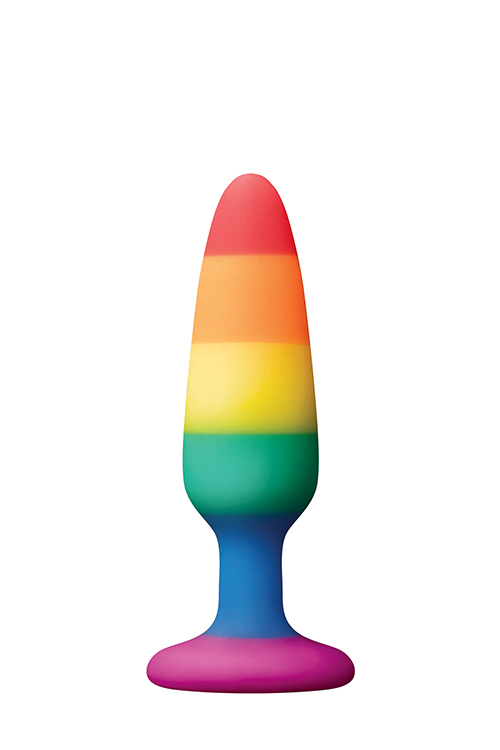 Dream Toys Colourful Love Rainbow Anal Plug Small - Korek analny ▶️▶️ DYSKRETNIE ▶️ GWARANCJA ▶️ PRZESYŁKA 24h ▶️