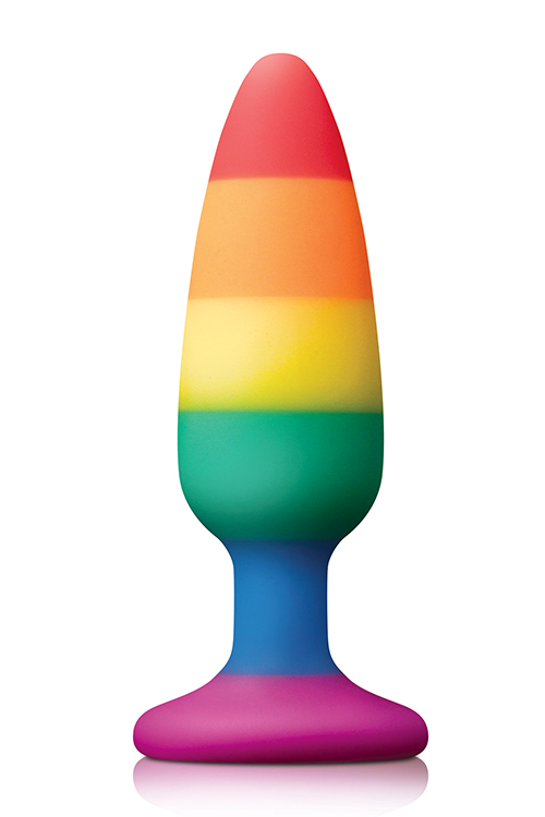 Dream Toys Colourful Love Rainbow Anal Plug Medium - Korek analny ▶️▶️ DYSKRETNIE ▶️ GWARANCJA ▶️ PRZESYŁKA 24h ▶️