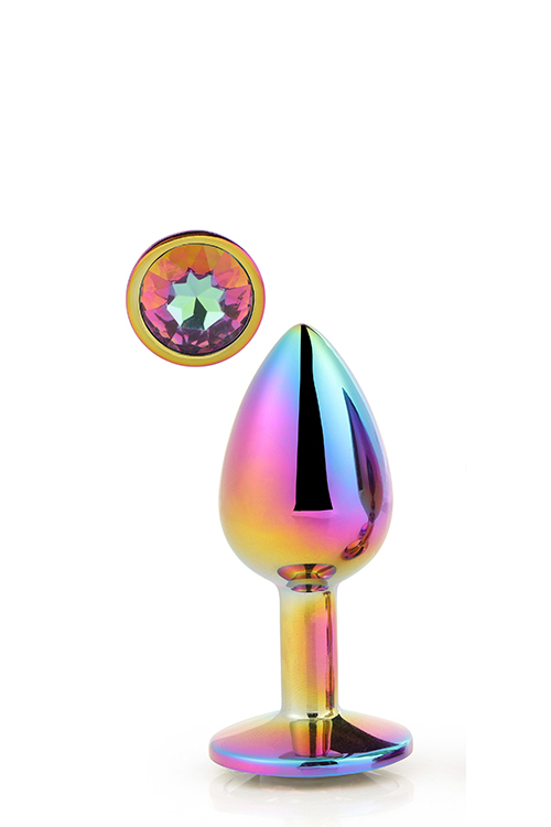 Dream Toys Gleaming Love Multicolour Plug Medium - Korek analny ▶️▶️ DYSKRETNIE ▶️ GWARANCJA ▶️ PRZESYŁKA 24h ▶️