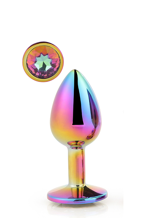 Dream Toys Gleaming Love Multicolour Plug Large - Korek analny ▶️▶️ DYSKRETNIE ▶️ GWARANCJA ▶️ PRZESYŁKA 24h ▶️