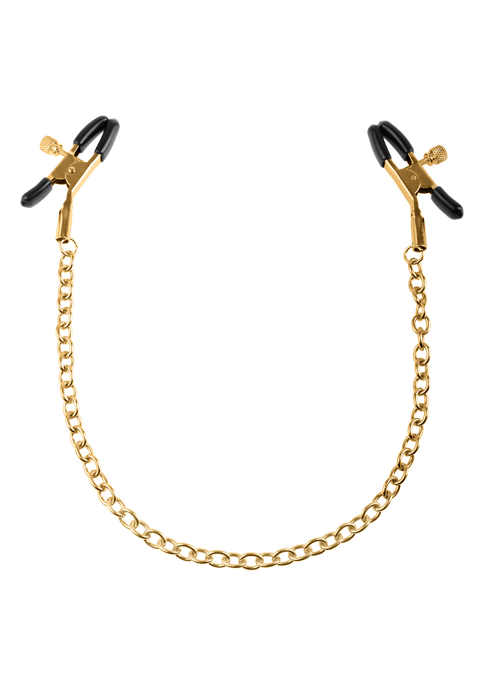 Fetish Fantasy Gold Nipple Chain Clamps - Zaciski na sutki ▶️▶️ DYSKRETNIE ▶️ GWARANCJA ▶️ PRZESYŁKA 24h ▶️