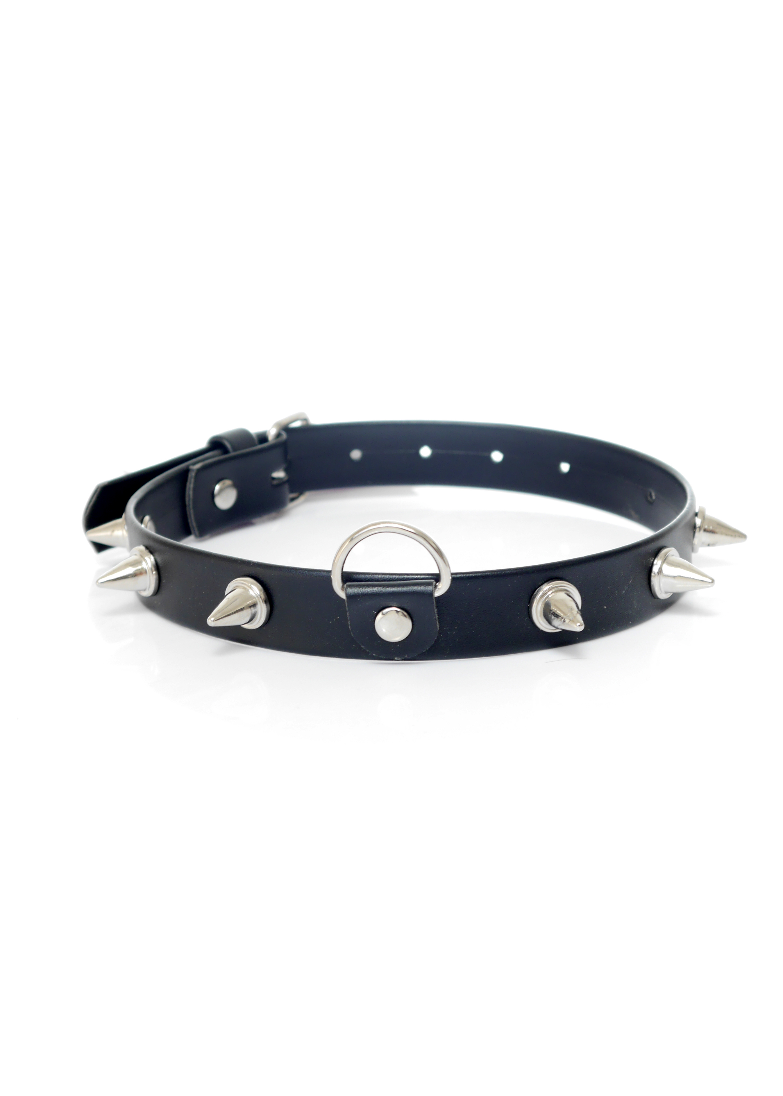 Fetish Fantasy Collar With Studs 2 Cm - Obroża na szyję z kolcami ▶️▶️ DYSKRETNIE ▶️ GWARANCJA ▶️ PRZESYŁKA 24h ▶️