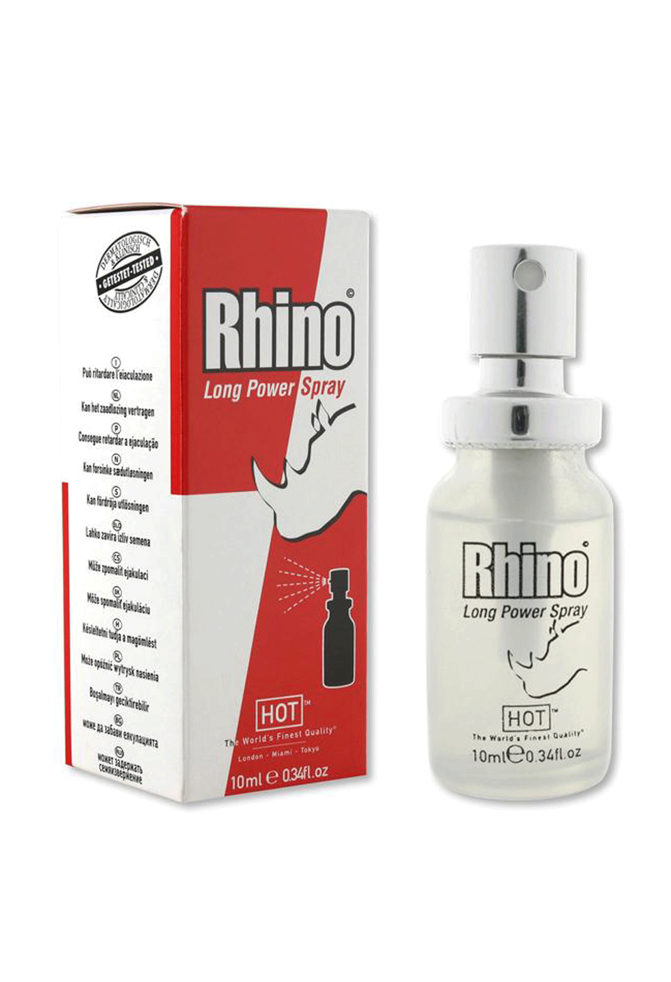 HOT Rhino Long Power Spray - Spray opóźniający wytrysk ▶️▶️ DYSKRETNIE ▶️ GWARANCJA ▶️ PRZESYŁKA 24h ▶️