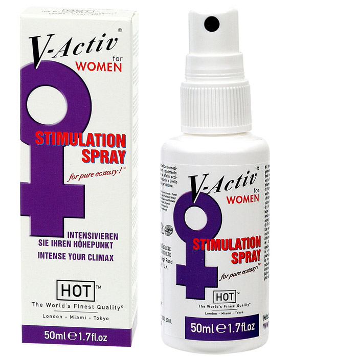 HOT V Activ Stimulation Spray For Women 50Ml - Spray wzmacniający doznania dla Pań ▶️▶️ DYSKRETNIE ▶️ GWARANCJA ▶️ PRZESYŁKA 24h ▶️