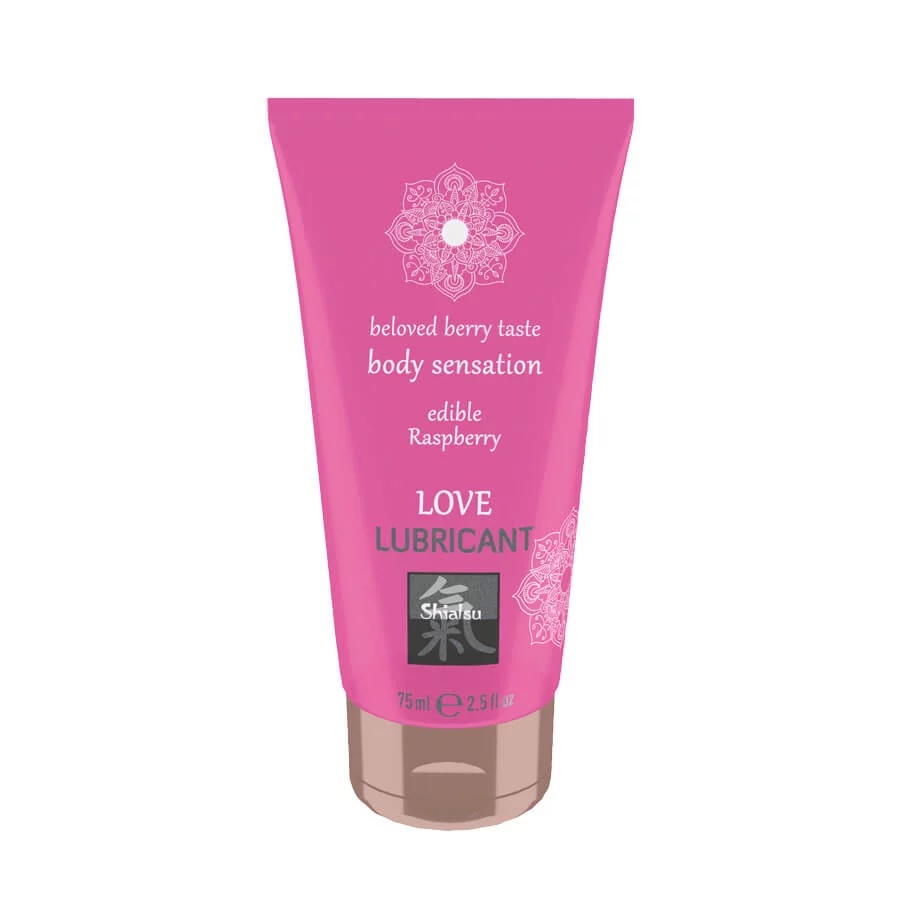 HOT Shiatsu Love Lubricant Edible Raspberry - Lubrykant ba bazie wody o smaku truskawki ▶️▶️ DYSKRETNIE ▶️ GWARANCJA ▶️ PRZESYŁKA 24h ▶️