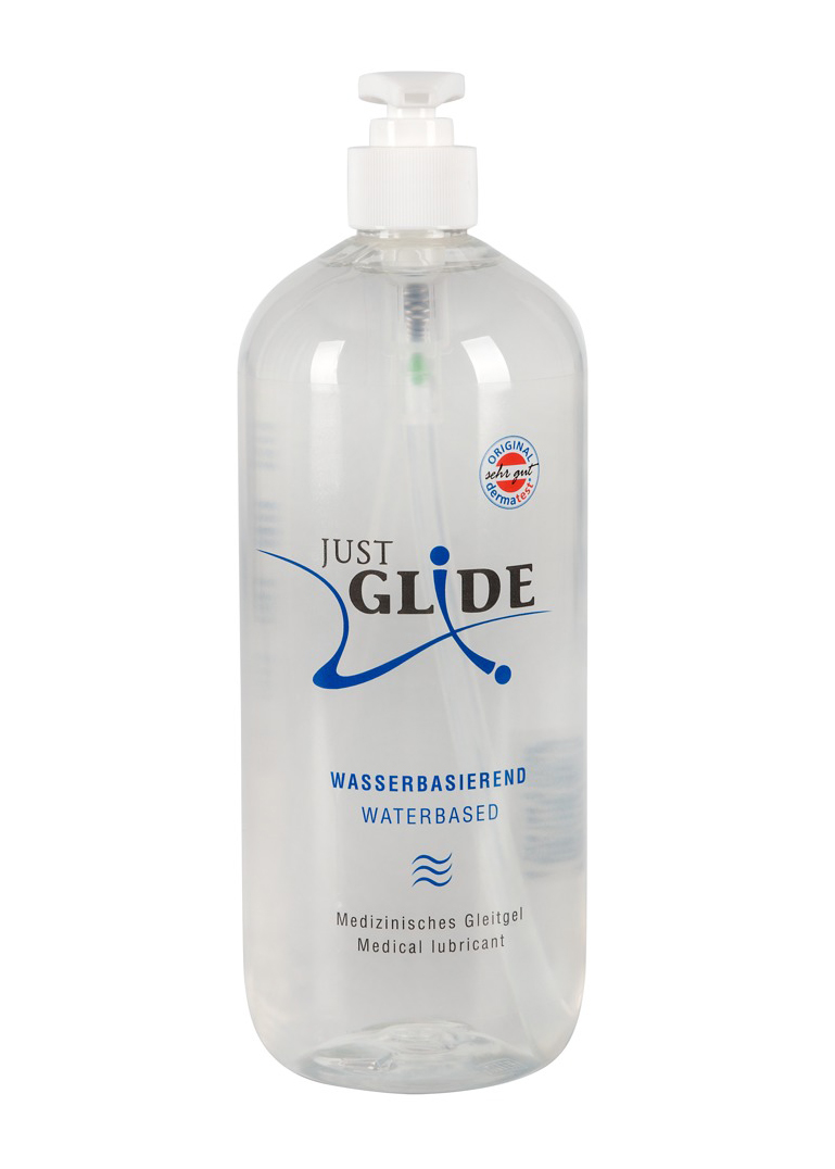 Just Glide 1 L - Lubrykant na bazie wody ▶️▶️ DYSKRETNIE ▶️ GWARANCJA ▶️ PRZESYŁKA 24h ▶️