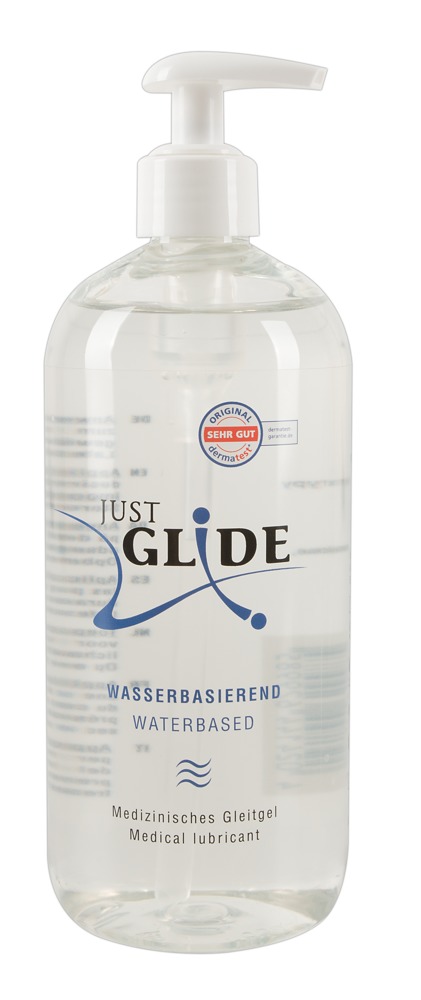 Just Glide Water 500Ml - Lubrykant na bazie wody ▶️▶️ DYSKRETNIE ▶️ GWARANCJA ▶️ PRZESYŁKA 24h ▶️