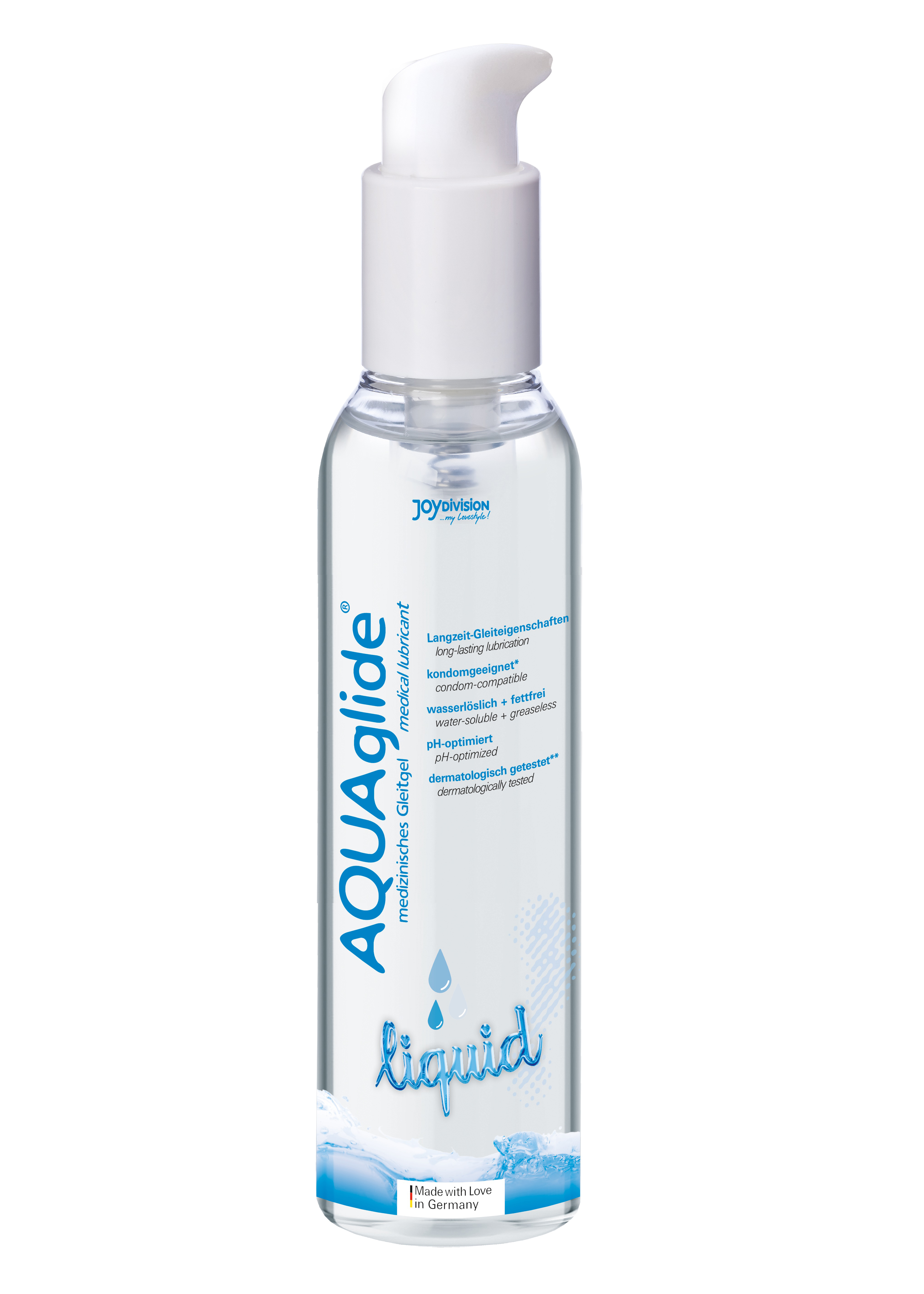 JoyDivision Aquaglide Liquid. 250Ml - Lubrykant na bazie wody ▶️▶️ DYSKRETNIE ▶️ GWARANCJA ▶️ PRZESYŁKA 24h ▶️