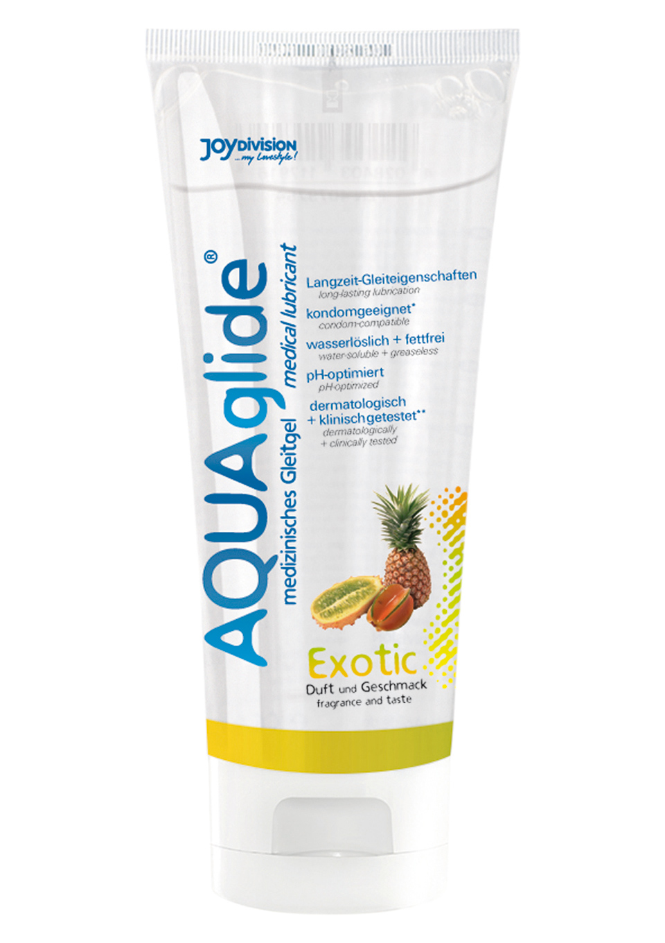 JoyDivision Aquaglide Exotic, 100 Ml - Lubrykant na bazie wody, owocowy ▶️▶️ DYSKRETNIE ▶️ GWARANCJA ▶️ PRZESYŁKA 24h ▶️