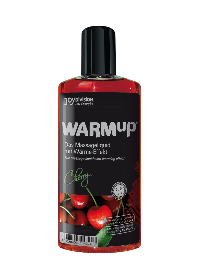 JoyDivision Warmup Cherry, 150 Ml - Rozgrzewający olejek do masażu, wiśniowy ▶️▶️ DYSKRETNIE ▶️ GWARANCJA ▶️ PRZESYŁKA 24h ▶️