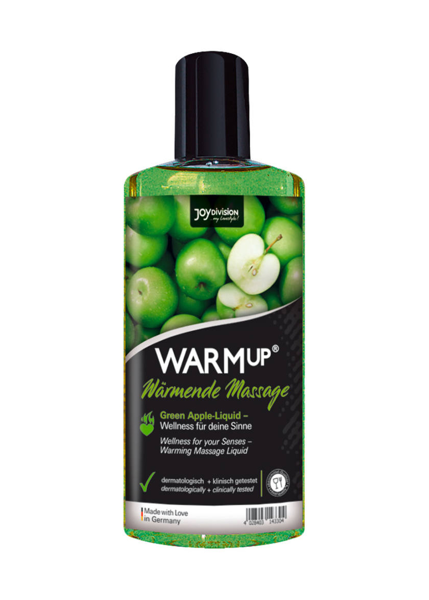 JoyDivision Warmup Green Apple, 150 Ml - Rozgrzewający olejek do masażu, jabłkowy ▶️▶️ DYSKRETNIE ▶️ GWARANCJA ▶️ PRZESYŁKA 24h ▶️