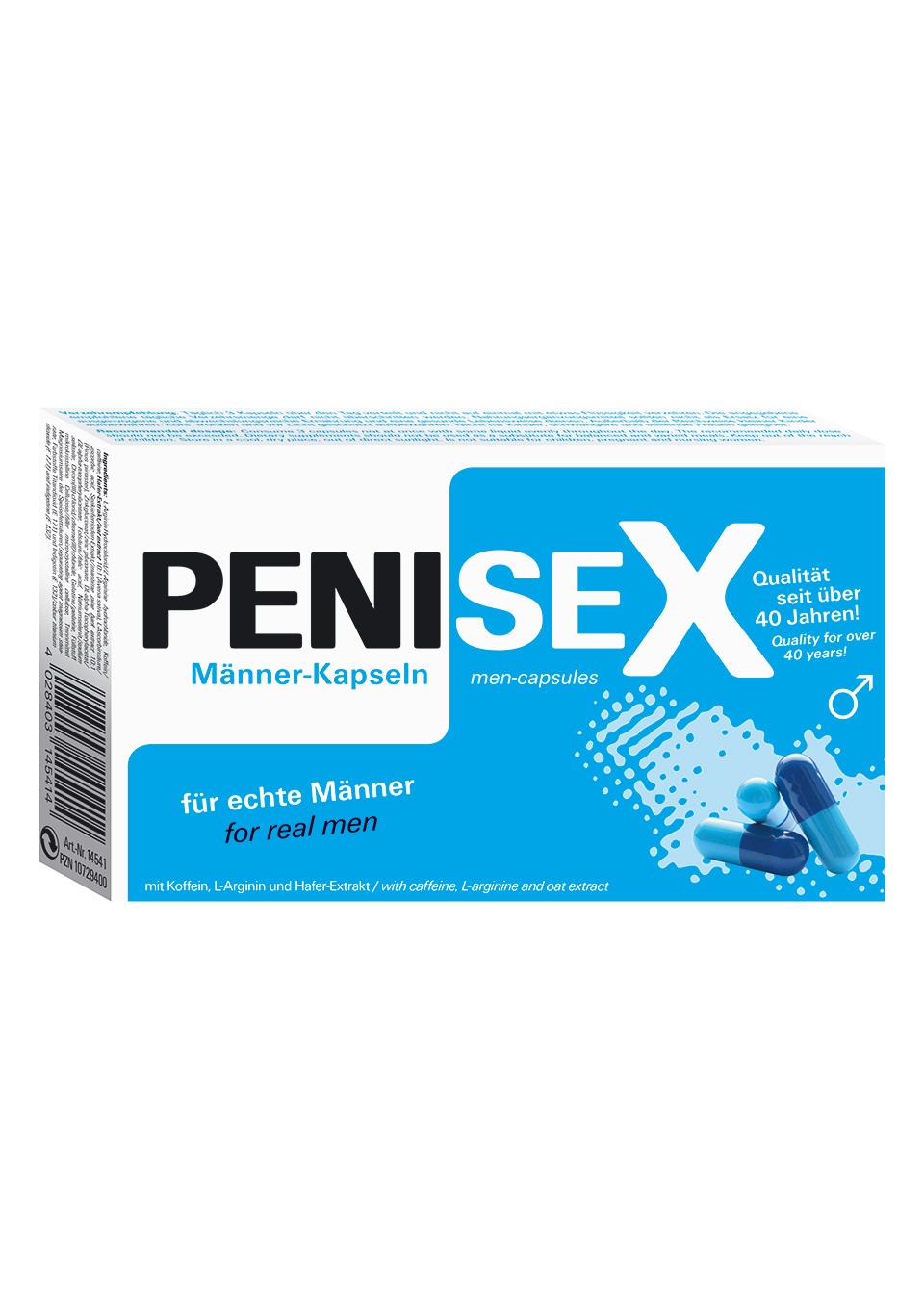 JoyDivision Penisex - Men Capsules, 40 Capsules - Kapsułki wzmacniające dla Panów ▶️ ⚫BLACK FRIDAY ⚫▶️EXTRA -20% Z KODEM 