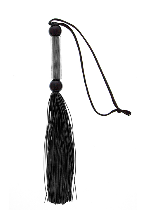 Guilty Pleasure BDSM Silicone Flogger Whip Black - Pejcz ▶️▶️ DYSKRETNIE ▶️ GWARANCJA ▶️ PRZESYŁKA 24h ▶️