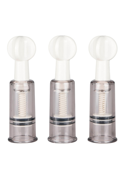 Easy Toys Nipple & Clit Suckers 3Pcs - Pompka do sutków i łechtaczki ▶️▶️ DYSKRETNIE ▶️ GWARANCJA ▶️ PRZESYŁKA 24h ▶️