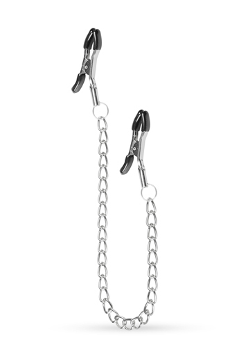 Easy Toys Classic Nipple Clamps With Chain - Zaciski do sutków ▶️▶️ DYSKRETNIE ▶️ GWARANCJA ▶️ PRZESYŁKA 24h ▶️