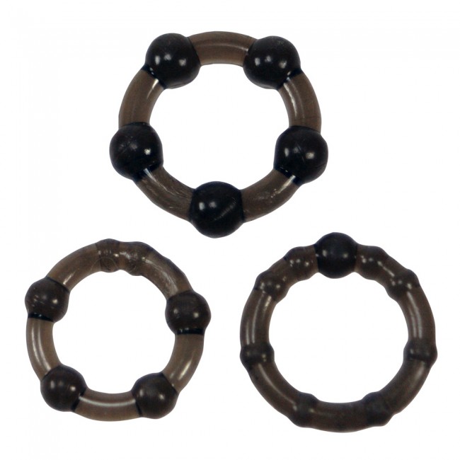 Kinx Easy Squeeze Cock Ring Set Linx - Zestaw elastycznych pierścieni erekcyjnych ⚫ DARMOWA DOSTAWA od 299zł ⚫ DYSKRETNA PRZESYŁKA 24H Z POLSKI ⚫