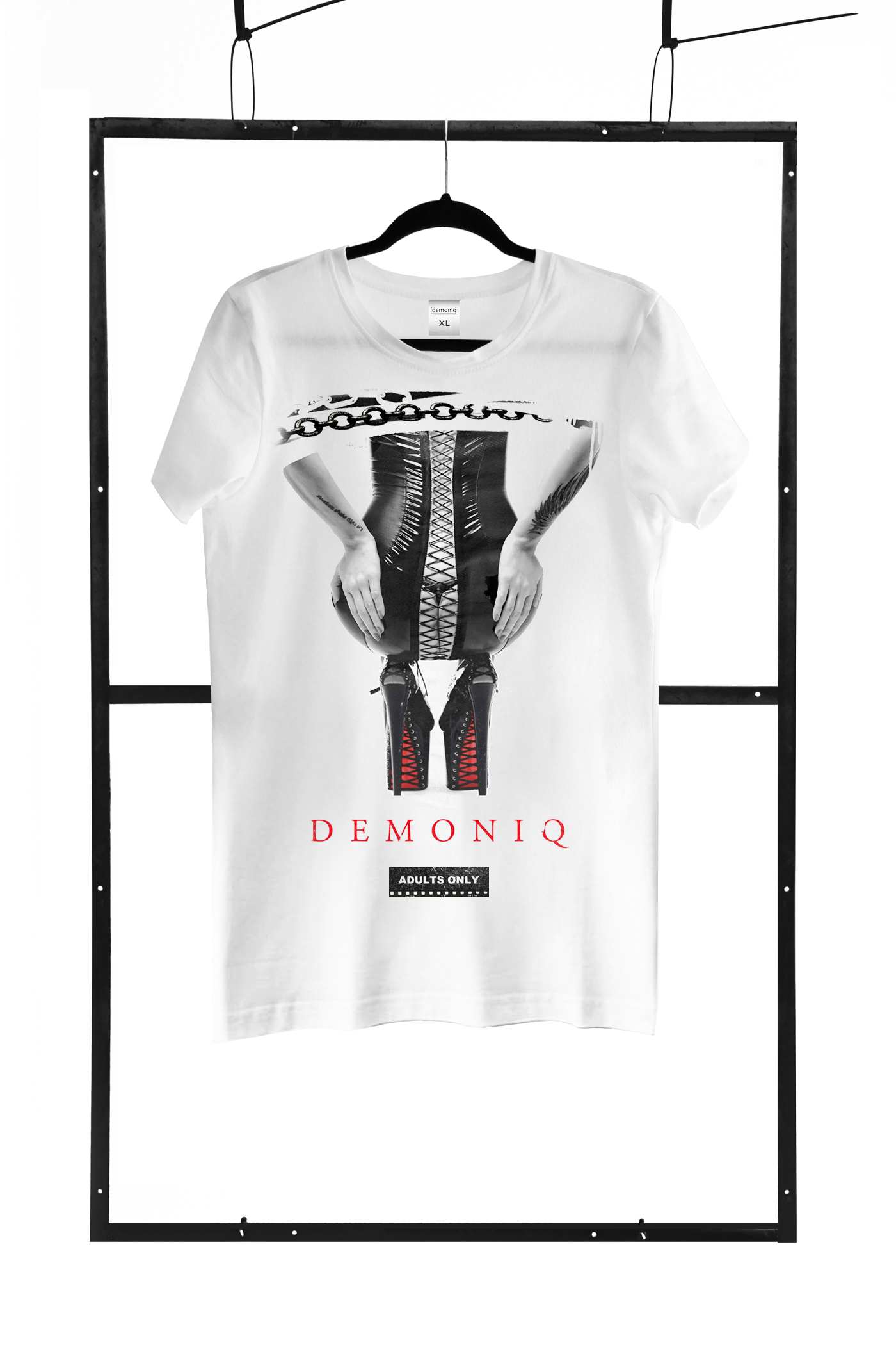 Demoniq TShirt Men 03 - Męski tshirt, Biały Wariant/Rozmiar: M ▶️▶️ DYSKRETNIE ▶️ GWARANCJA ▶️ PRZESYŁKA 24h ▶️