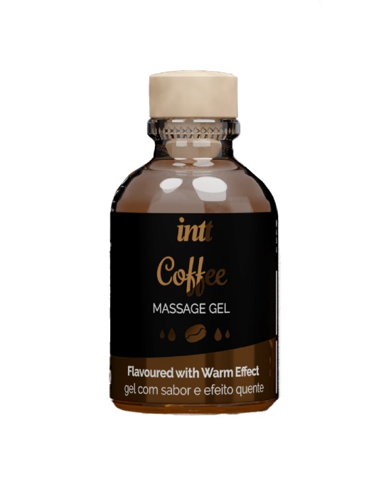 INTT Coffee Massage Gel - Żel do masażu o smaku kawy ▶️▶️ DYSKRETNIE ▶️ GWARANCJA ▶️ PRZESYŁKA 24h ▶️