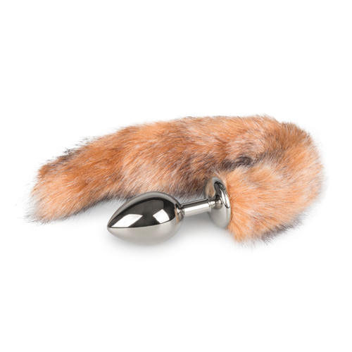 Easy Toys Fox tail 04 - Korek analny z ogonkiem, Brązowy ▶️▶️ DYSKRETNIE ▶️ GWARANCJA ▶️ PRZESYŁKA 24h ▶️