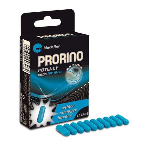 HOT Prorino Men Black Line Potency Caps - 10 szt - środek zwiększający libido ▶️▶️ DYSKRETNIE ▶️ GWARANCJA ▶️ PRZESYŁKA 24h ▶️