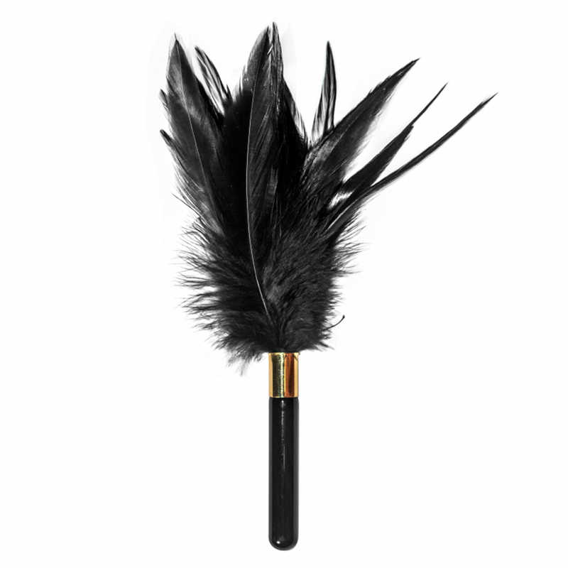 Lola Games Ticler Burlesque Plume Black - Piórko do łaskotania, czarne ⚫ DARMOWA DOSTAWA od 299zł ⚫ DYSKRETNA PRZESYŁKA 24H Z POLSKI ⚫