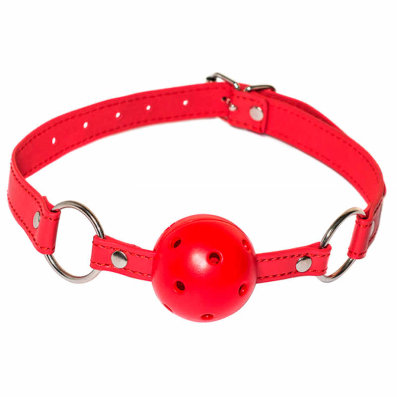 Lola Games Ball Gag Party Hard Firecracker - Knebel z kulką, czerwony ▶️▶️ DYSKRETNIE ▶️ GWARANCJA ▶️ PRZESYŁKA 24h ▶️