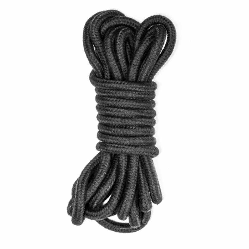 Lola Games Rope Party Hard Do Not Disturb Black 5M - Lina do krępowania, czarna ⚫ DARMOWA DOSTAWA od 299zł ⚫ DYSKRETNA PRZESYŁKA 24H Z POLSKI ⚫