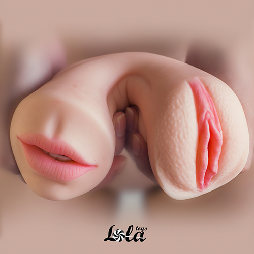 Lola Toys Satisfaction Double Masturbator Goddess Of Love - Masturbator naturalistyczny, podwójny ▶️▶️ DYSKRETNIE ▶️ GWARANCJA ▶️ PRZESYŁKA 24h ▶️