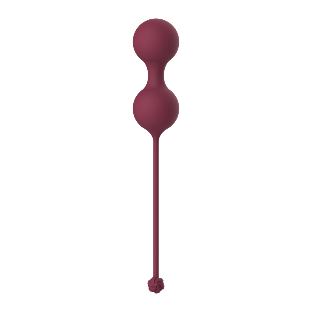 Lola Toys Vaginal Balls Set Love Story Diva Wine Red - Kulki gejszy, bordowe ▶️▶️ DYSKRETNIE ▶️ GWARANCJA ▶️ PRZESYŁKA 24h ▶️