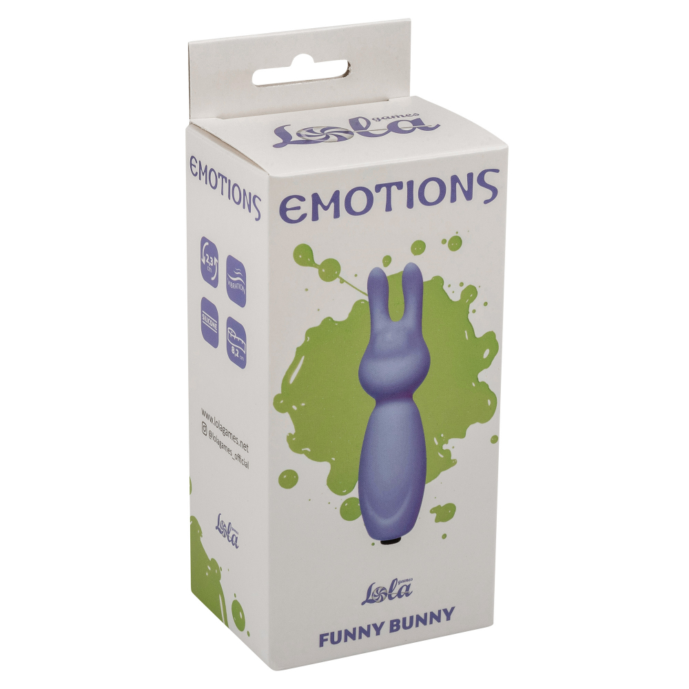 Lola Toys Emotions Funny Bunny Purple - Miniwibrator, fioletowy ▶️▶️ DYSKRETNIE ▶️ GWARANCJA ▶️ PRZESYŁKA 24h ▶️