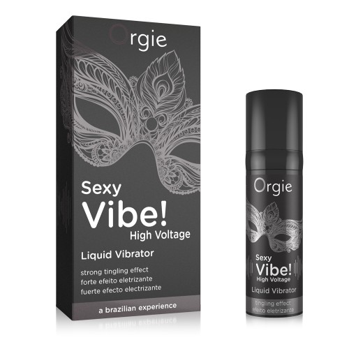 Orgie High Voltage Liquid Vibrator 15 Ml - Żel stymulujący dla par, rozgrzewający ▶️▶️ DYSKRETNIE ▶️ GWARANCJA ▶️ PRZESYŁKA 24h ▶️