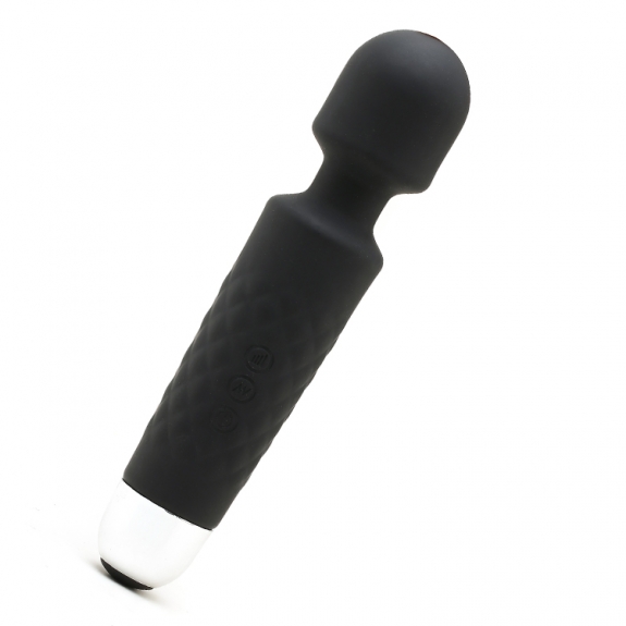 Power Escorts Iwand Black Bodywand Massager - Wibrator wand, czarny ▶️▶️ DYSKRETNIE ▶️ GWARANCJA ▶️ PRZESYŁKA 24h ▶️