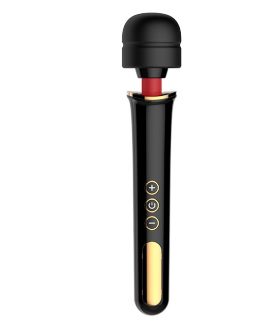 Power Escorts Powerwand Gold Black Big Size Wand Massager 12 Rech - Wibrator wand ▶️▶️ DYSKRETNIE ▶️ GWARANCJA ▶️ PRZESYŁKA 24h ▶️