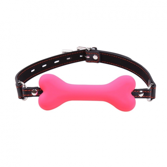 Power Escorts Bone Gag Pink - Knebel w kształcie kości, różowy ▶️▶️ DYSKRETNIE ▶️ GWARANCJA ▶️ PRZESYŁKA 24h ▶️