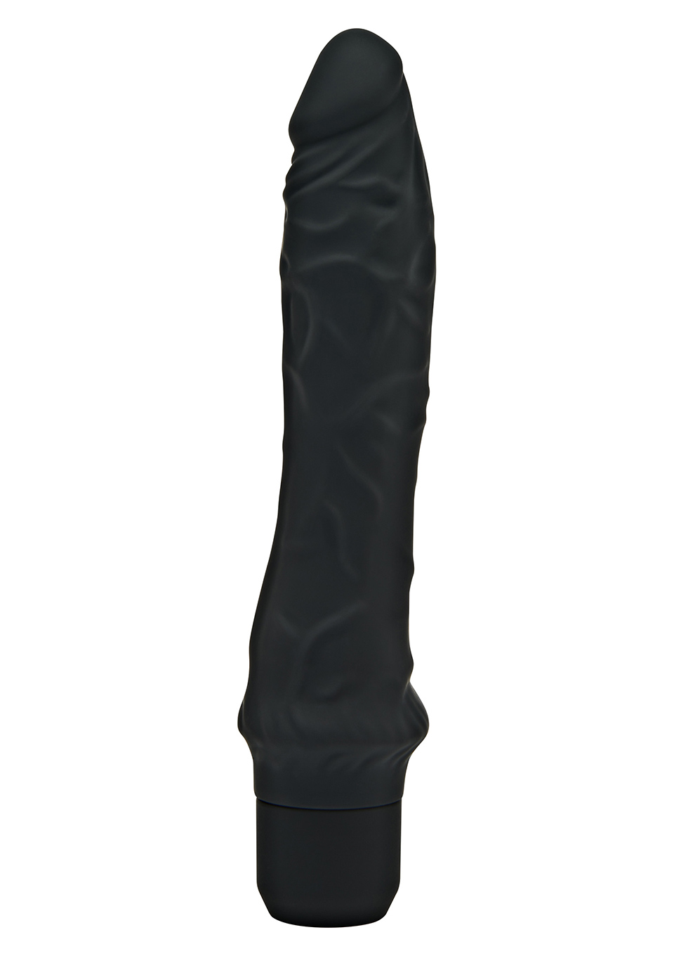 Seven Creations Classic Large Vibrator Black - Dildo wibrujące, czarne ⚫ DARMOWA DOSTAWA od 299zł ⚫ DYSKRETNA PRZESYŁKA 24H Z POLSKI ⚫