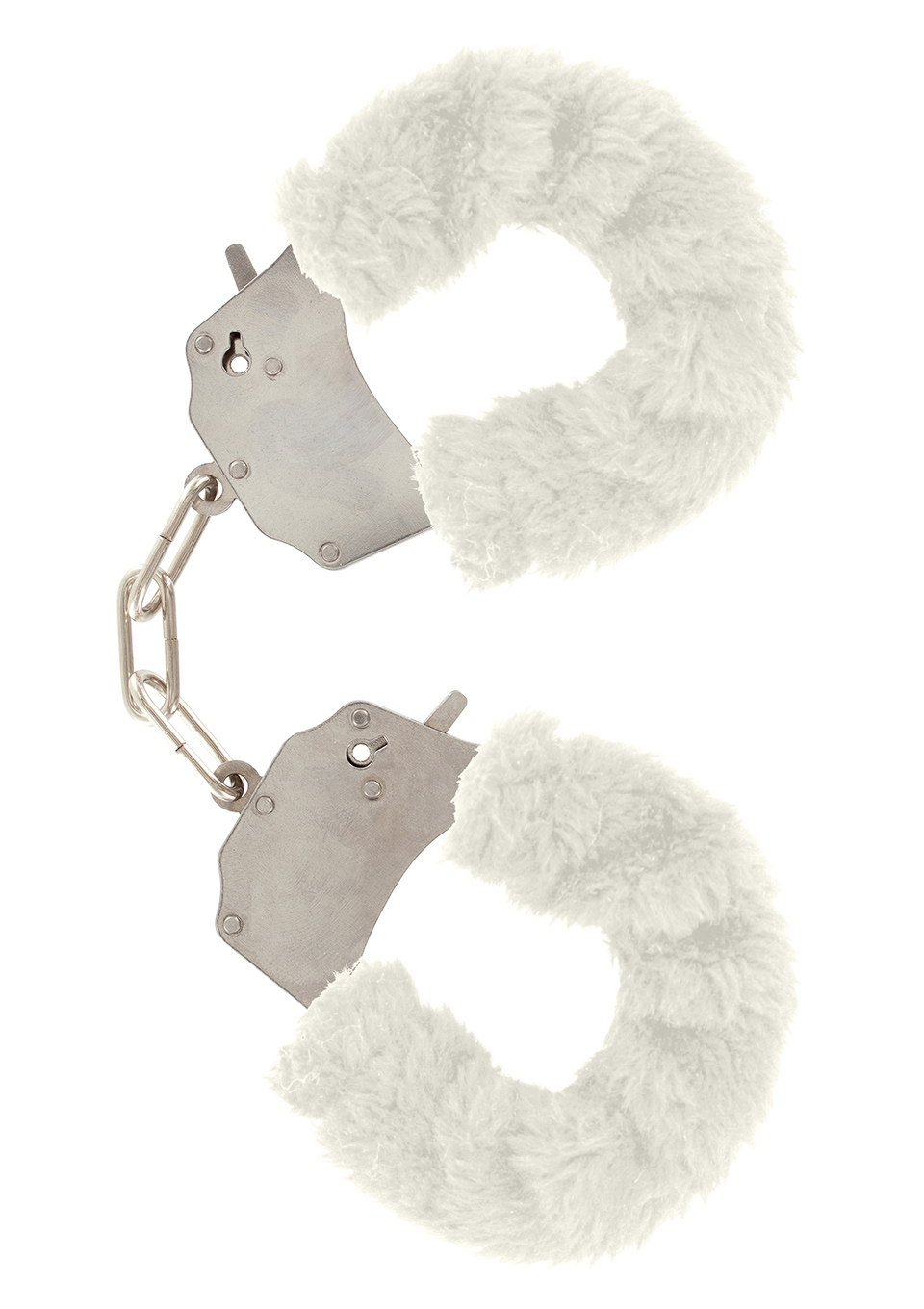 ToyJoy Furry Fun Cuffs White Plush - Kajdanki z futerkiem, białe ▶️▶️ DYSKRETNIE ▶️ GWARANCJA ▶️ PRZESYŁKA 24h ▶️