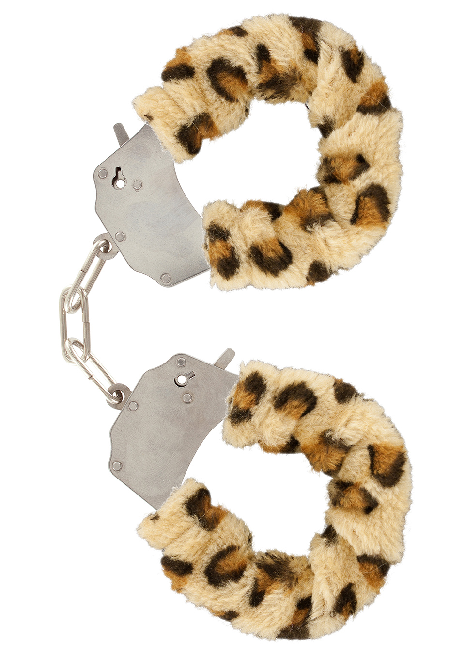 ToyJoy Furry Fun Cuffs Leopard Plush - Kajdanki z futerkiem, panterka ▶️▶️ DYSKRETNIE ▶️ GWARANCJA ▶️ PRZESYŁKA 24h ▶️