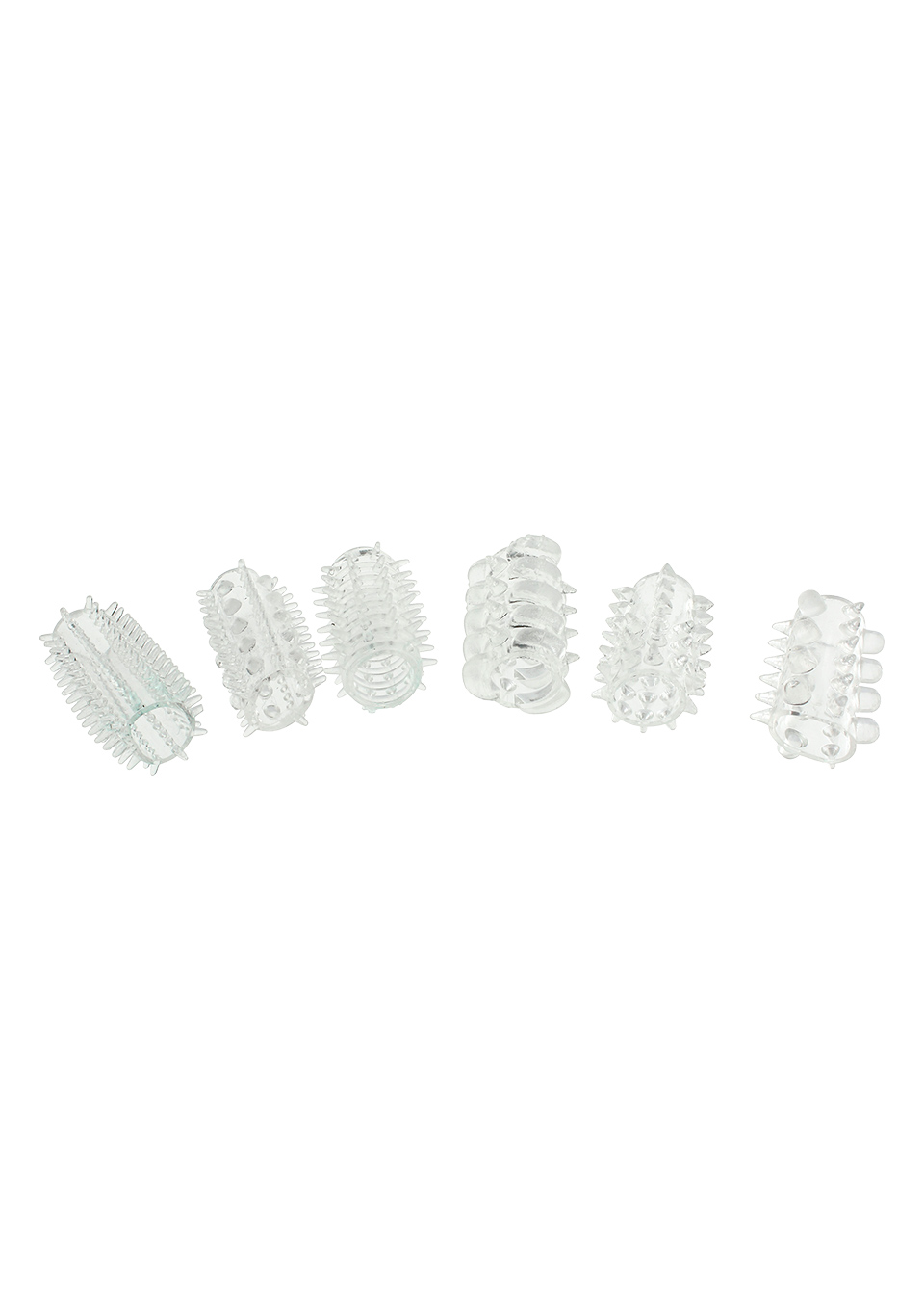 ToyJoy Power Penis Sleeve Set Clear - Zestaw nakładek na penisa, przezroczyste ⚫ DARMOWA DOSTAWA od 299zł ⚫ DYSKRETNA PRZESYŁKA 24H Z POLSKI ⚫
