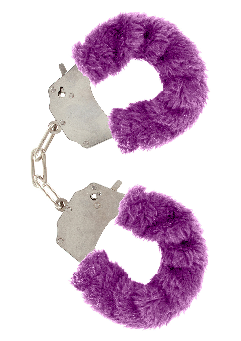 ToyJoy Furry Fun Cuffs Purple Plush - Kajdanki z futerkiem, fioletowe ▶️▶️ DYSKRETNIE ▶️ GWARANCJA ▶️ PRZESYŁKA 24h ▶️