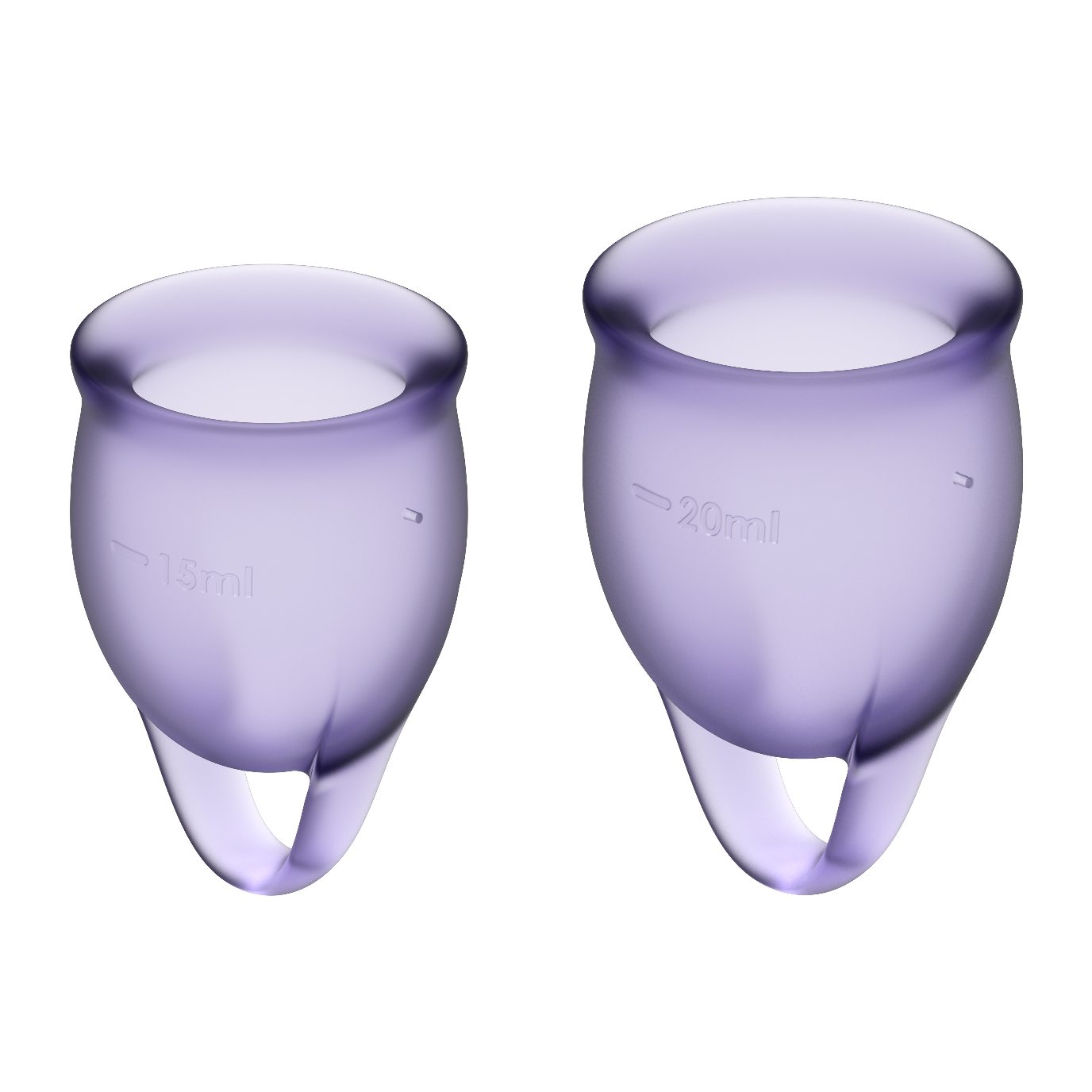 Satisfyer Feel Confident Menstrual Cup (Lila) - Kubeczki menstruacyjne ▶️▶️ DYSKRETNIE ▶️ GWARANCJA ▶️ PRZESYŁKA 24h ▶️