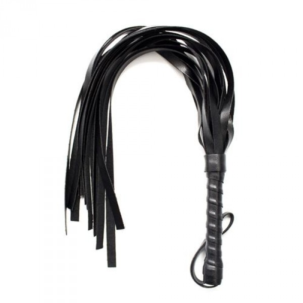 Toyz4lovers Frusta A Frange Squash Whip Black - Pejcz BDSM Czarny ⚫ DARMOWA DOSTAWA od 299zł ⚫ DYSKRETNA PRZESYŁKA 24H Z POLSKI ⚫