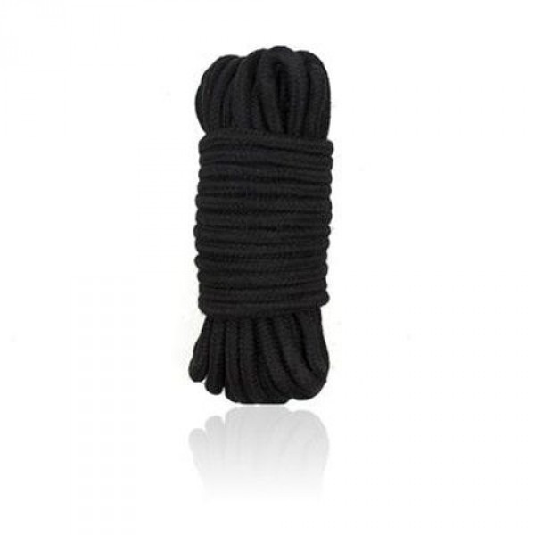 Toyz4lovers Cotton Rope 5Mblack - Lina do krępowania Czarny ⚫ DYSKRETNA PRZESYŁKA 24H ⚫ DARMOWA DOSTAWA od 299zł