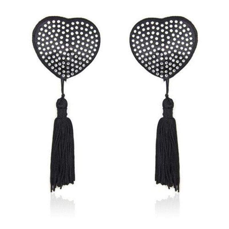 Toyz4lovers Heart Shine Nipples Tassels (Argento) - Nasutniki Srebrny ⚫ DARMOWA DOSTAWA od 299zł ⚫ DYSKRETNA PRZESYŁKA 24H Z POLSKI ⚫