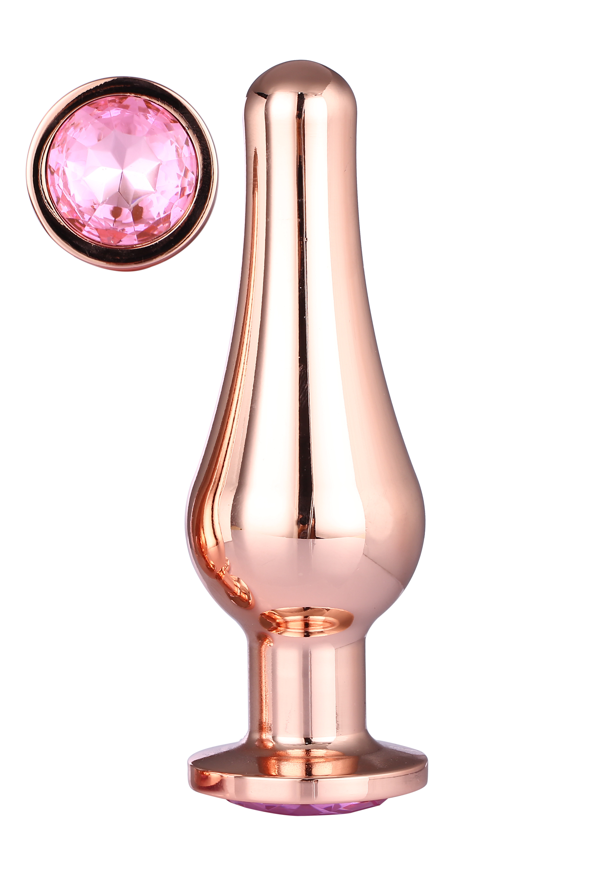 Dream Toys Gleaming Love Rose Gold Pleasure Plug L - Korek analny z diamentem ▶️▶️ DYSKRETNIE ▶️ GWARANCJA ▶️ PRZESYŁKA 24h ▶️